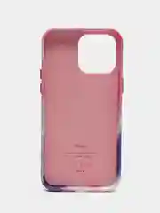 Фуксия чехол MagSafe для iPhone 14 Pro Max кожаный BROSCORP с защитой камер, микрофиброй, экокожа