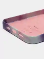 Фуксия чехол MagSafe для iPhone 14 Pro Max кожаный BROSCORP с защитой камер, микрофиброй, экокожа