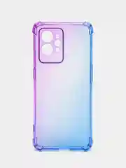 Чехол для Realme GT 2 Pro противоударный силиконовый BROSCORP прозрачный с защитой углов