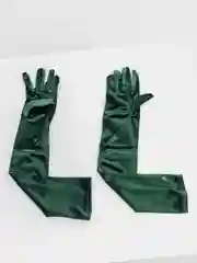 Зеленый перчатки женские длинные / короткие бархатные черные