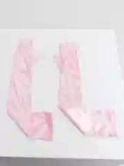 Конфетный атласные перчатки, удлиненные, выше локтя, 16 цветов