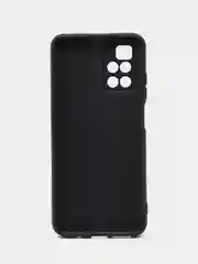 Тёмно-бордовый силиконовый чехол для Xiaomi Redmi 10 2022, с принтом, с рисунком (Сяоми Редми 10)