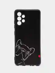 Песочный хаки силиконовый чехол для Samsung Galaxy A32 4G, с принтом, с рисунком (Самсунг Галакси А32)