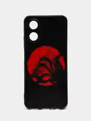 Синий меланж силиконовый чехол для OPPO A17 / A17K, с принтом, с рисунком, Оппо А17 / 17К