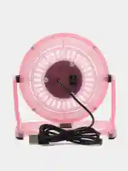 Белый мини вентилятор от USB, настольный