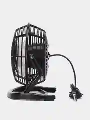 Белый мини вентилятор от USB, настольный