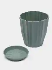 Зелёный хаки горшок для цветов, кашпо для комнатных растений