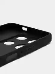 Черный чехол BROSCORP для Infinix Note 30 Pro, матовый, силиконовый, тонкий, бортик вокруг камер