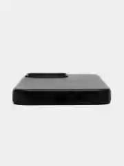 Фиолетовый чехол MagSafe для iPhone 13 Pro кожаный BROSCORP с  защитой камер, микрофиброй, экокожа