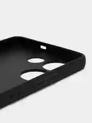 Черный чехол для Tecno Camon 20 силиконовый BROSCORP, матовый, тонкий, бортик-защита вокруг камер