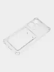 Прозрачный чехол для Xiaomi Redmi Note 12 Turbo, Poco F5 противоударный BROSCORP с карманом для карт