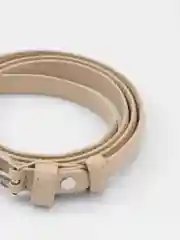 Кремовый женский ремень