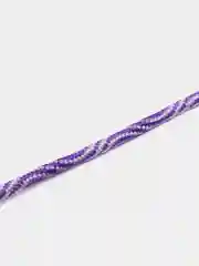 Кабель LuazON, microUSB - USB, 1 А, 1 м, оплётка нейлон, бело-фиолетовый