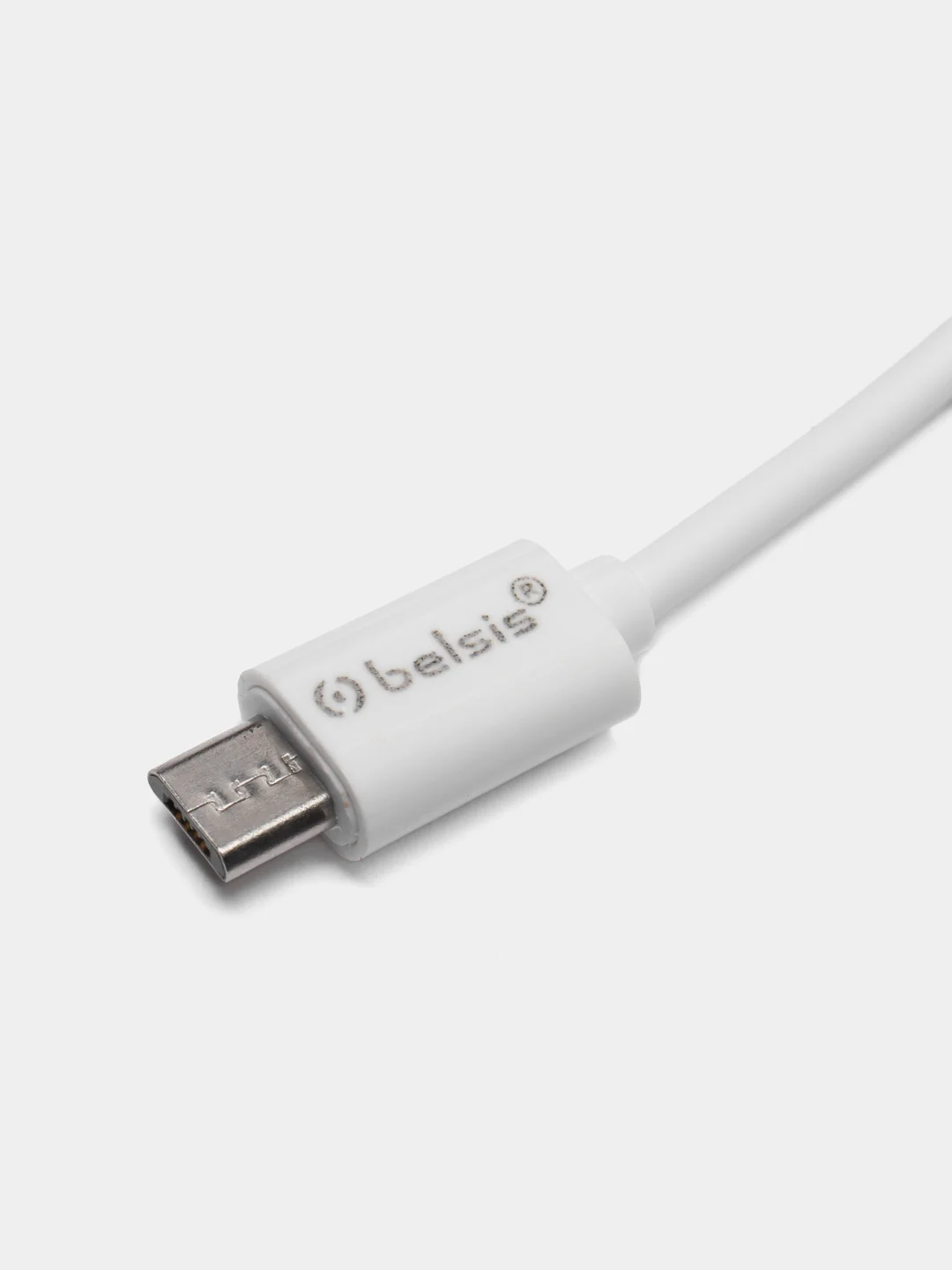 Кабель Belsis BS3013, micro USB - USB, 2 А, 0.95 м, белый