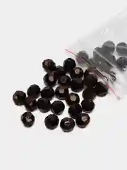 Шоколадный бусины прозрачные, граненые, для рукоделия и плетения, 6, 8, 10 мм