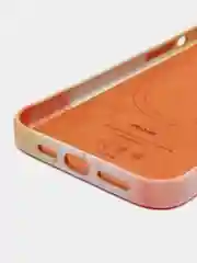 Манго чехол MagSafe для iPhone 14 Pro Max кожаный BROSCORP с защитой камер, микрофиброй, экокожа