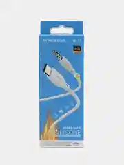 Белый акустический кабель AUX Borofone BL18, 3.5 мм, AUX, Type-C, Lightning