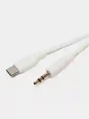 Белый акустический кабель AUX Borofone BL18, 3.5 мм, AUX, Type-C, Lightning
