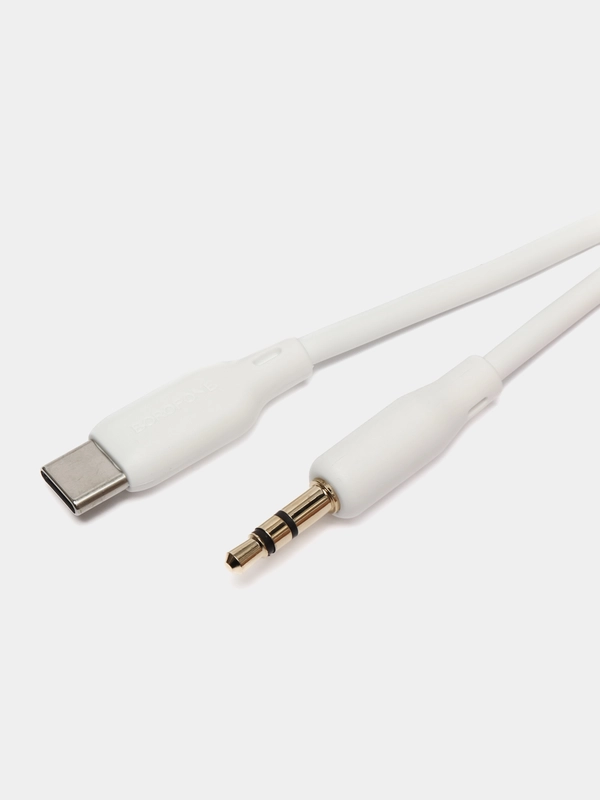 Акустический кабель AUX Borofone BL18, 3.5 мм, AUX, Type-C, Lightning