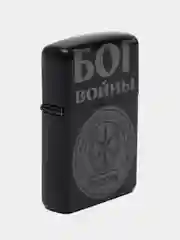 Тёмно-серый зажигалка бензиновая с гравировкой ВДВ, ВМФ, Пограничные, Ракетные Войска