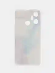 Ледяной чехол на Infinix Smart 6 Plus / Инфиникс Смарт 6 Плюс с рисунком, защита камеры