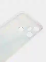 Ледяной чехол на Infinix Smart 6 Plus / Инфиникс Смарт 6 Плюс с рисунком, защита камеры