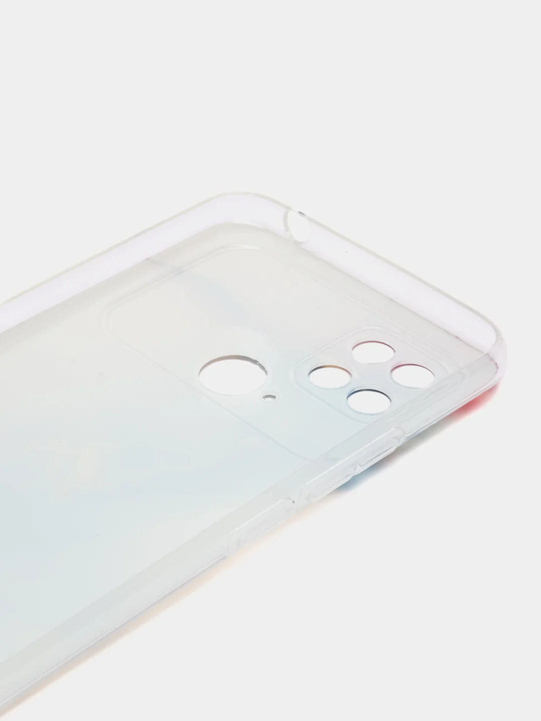 Ледяной силиконовый чехол на Xiaomi Poco C40 / Сяоми Поко С40 прозрачный с рисунком, защита камеры