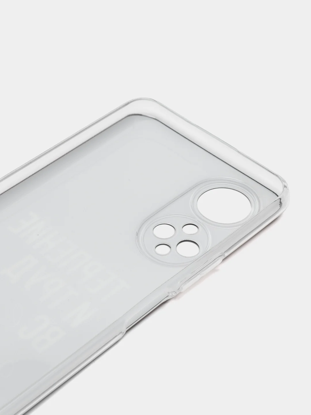 Тёмно-коричневый силиконовый чехол на Honor X7 2022 / Хонор Х7 2022 прозрачный, с рисунком, защита камеры