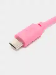 Кабель LuazON, micro USB - USB, 1 А, 1 м, розовый