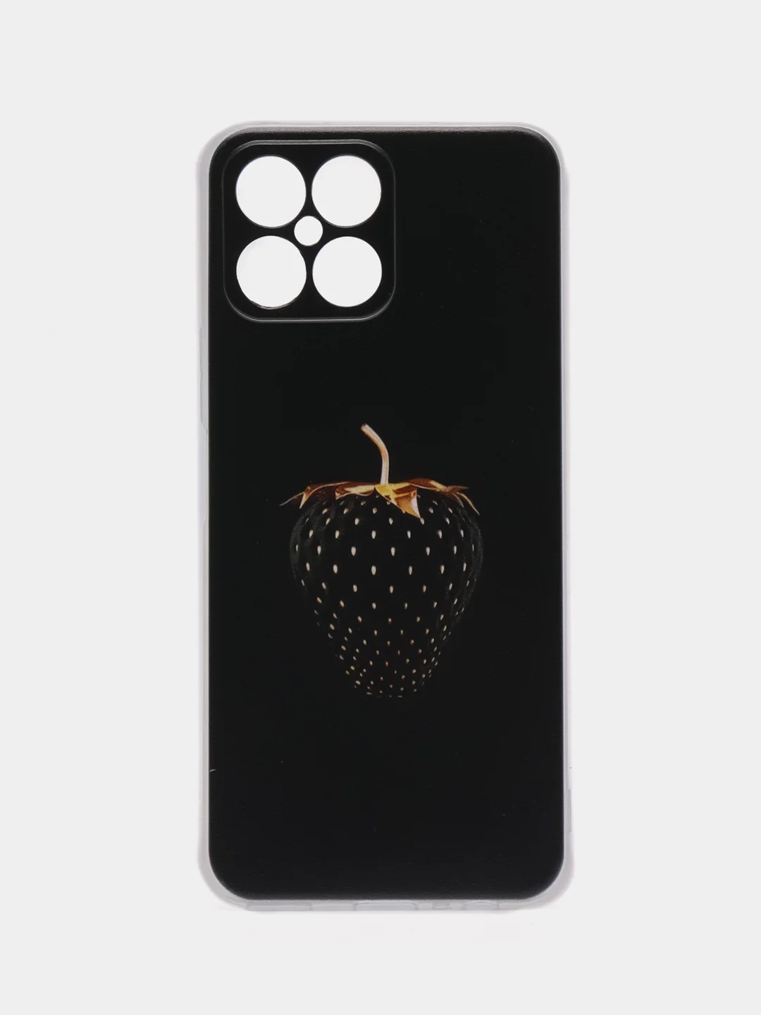 Разноцветный силиконовый чехол на Honor X8 / Хонор Х8 прозрачный, с рисунком, защита камеры