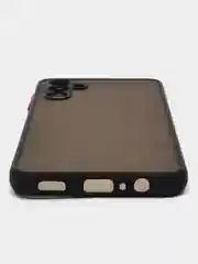 Угольный чехол Samsung Galaxy A04S / A13 5G пластиковый матовый с цветными кнопками