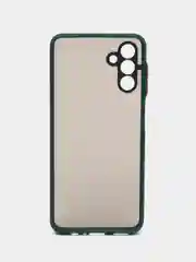 Зеленый чехол Samsung Galaxy A04S / A13 5G пластиковый матовый с цветными кнопками