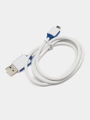Кабель LuazON, micro USB - USB, 1 А, 1 м, белый