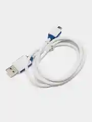 Кабель LuazON, micro USB - USB, 1 А, 1 м, белый