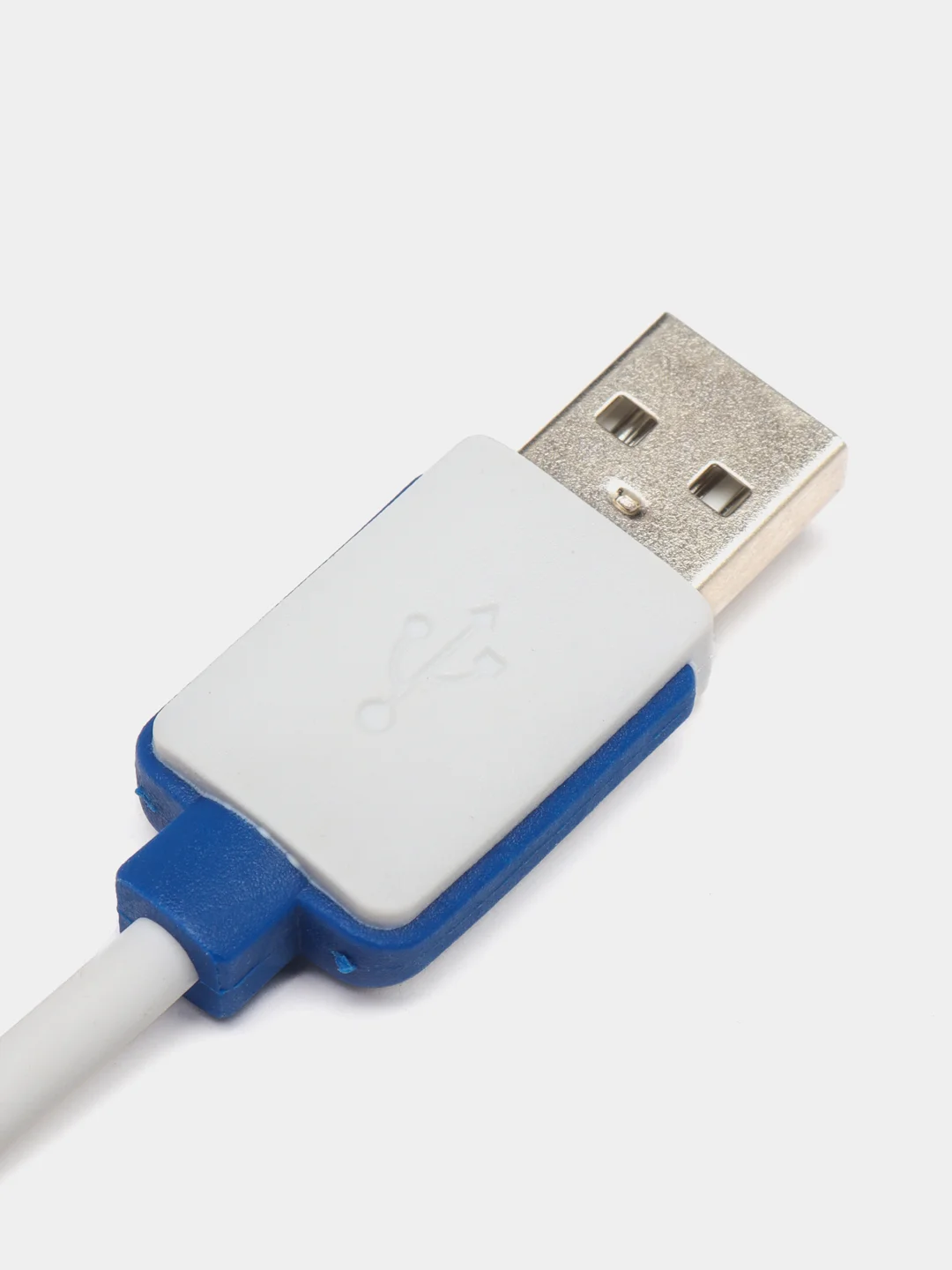 Кабель LuazON, micro USB - USB, 1 А, 1 м, белый