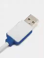 Кабель LuazON, micro USB - USB, 1 А, 1 м, белый