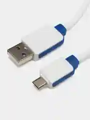 Кабель LuazON, micro USB - USB, 1 А, 1 м, белый