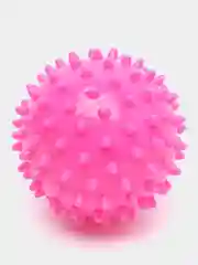 Розовый мяч массажный с шипами для МФР, шар для массажа