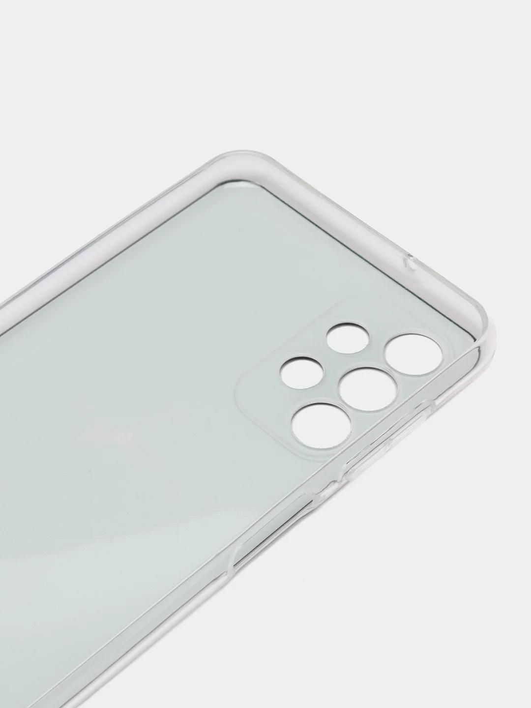 Разноцветный силиконовый чехол на Samsung Galaxy A13 4G / Самсунг А13 4G прозрачный, с рисунком
