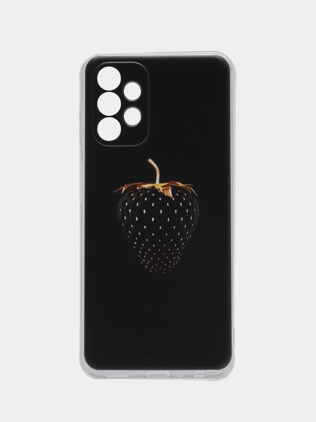 Разноцветный силиконовый чехол на Samsung Galaxy A13 4G / Самсунг А13 4G прозрачный, с рисунком