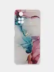 Ледяной силиконовый чехол на Xiaomi POCO M4 Pro 4G / Поко М4 Про 4G с рисунком, защита камеры