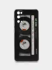 Хром силиконовый чехол на Samsung Galaxy S20 / Самсунг S20 прозрачный с рисунком, защита камеры