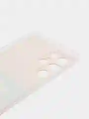 Желтый чехол на Samsung Galaxy S22 Ultra / Самсунг S22 Ultra прозрачный с рисунком, защита камеры