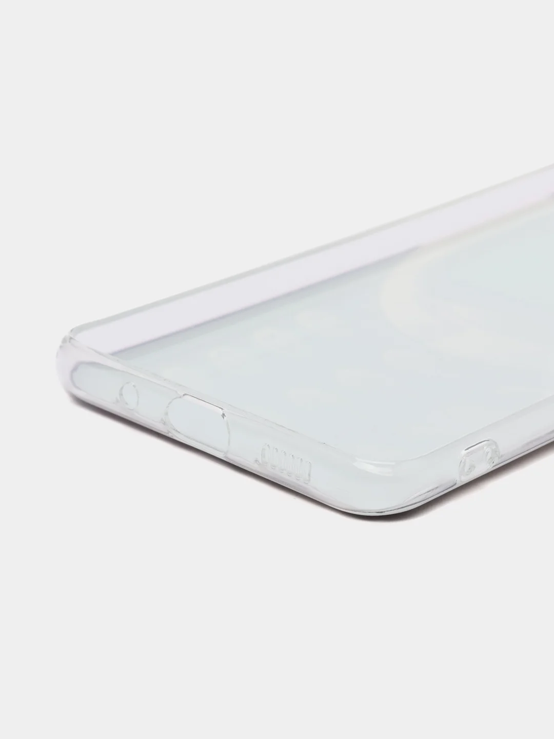Угольный силиконовый чехол на Samsung Galaxy S20 / Самсунг S20 прозрачный с рисунком, защита камеры