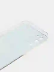Угольный силиконовый чехол на Samsung Galaxy S20 / Самсунг S20 прозрачный с рисунком, защита камеры