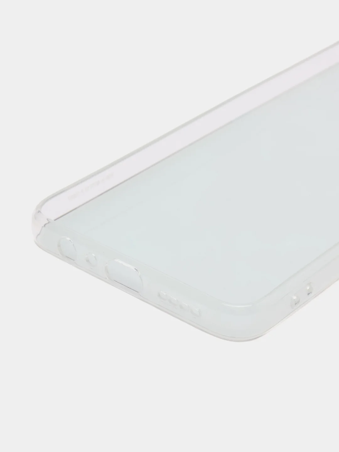 Бирюзовый чехол на Infinix Note 12 Pro 4G/Note 12 2023 / Инфиникс Нот 12 2023 прозрачный, с рисунком