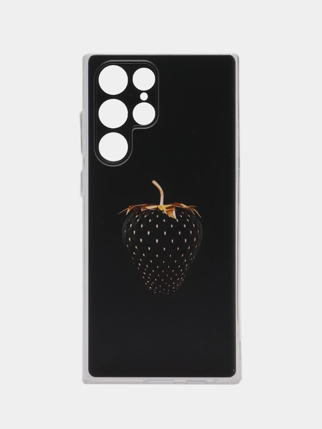 Разноцветный чехол на Samsung Galaxy S22 Ultra / Самсунг S22 Ultra прозрачный с рисунком, защита камеры