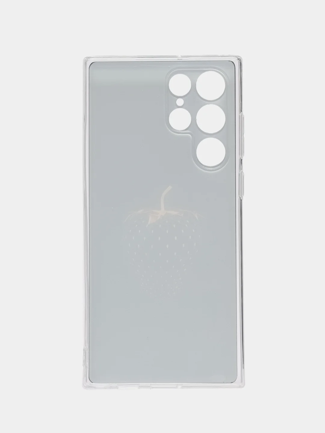 Разноцветный чехол на Samsung Galaxy S22 Ultra / Самсунг S22 Ultra прозрачный с рисунком, защита камеры