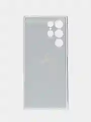 Разноцветный чехол на Samsung Galaxy S22 Ultra / Самсунг S22 Ultra прозрачный с рисунком, защита камеры