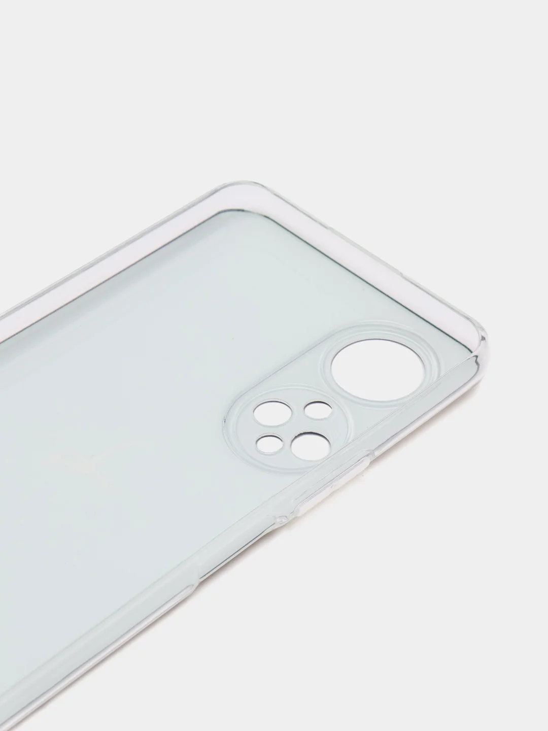 Разноцветный силиконовый чехол на Honor X7 2022 / Хонор Х7 2022 прозрачный, с рисунком, защита камеры